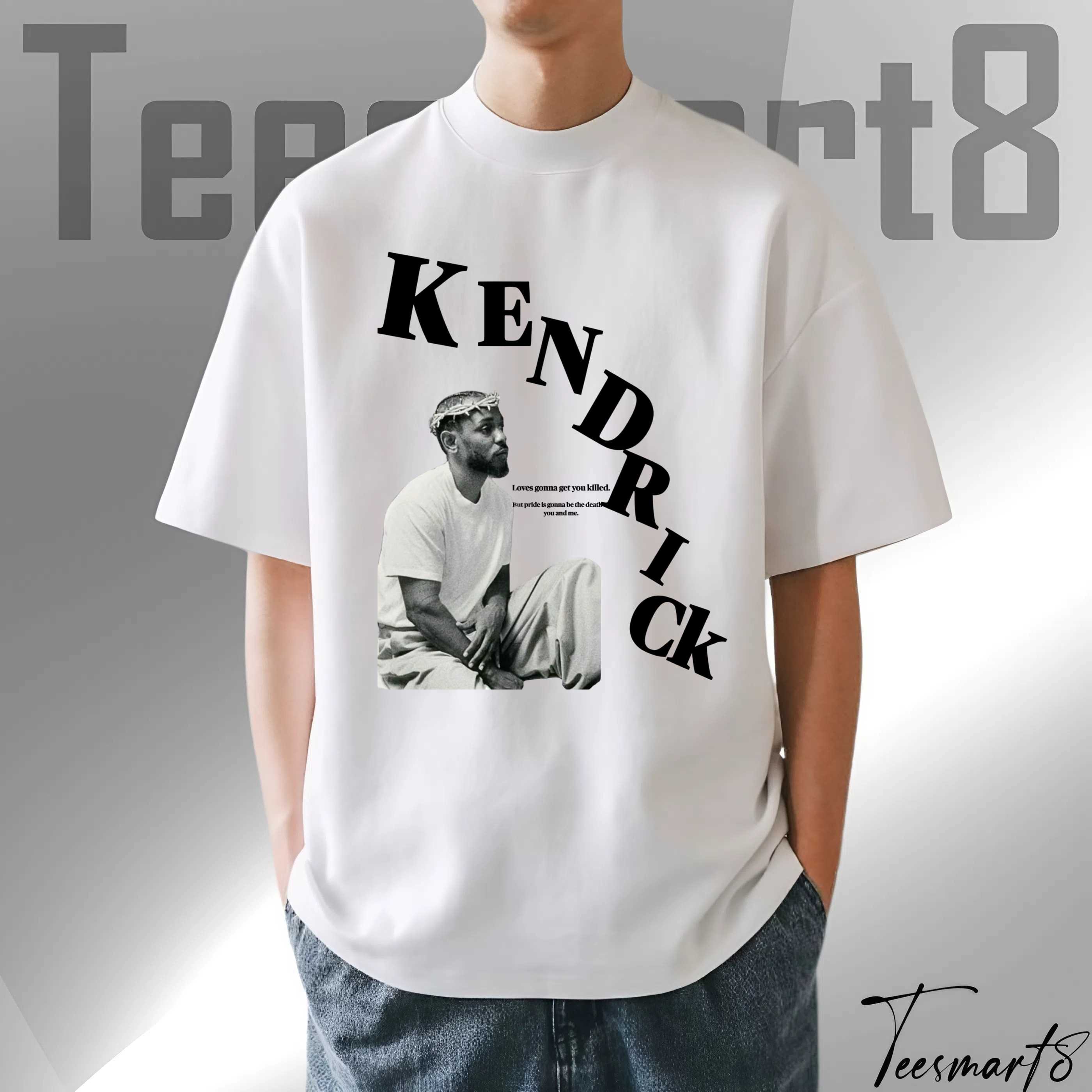 Kendrick Lamar Retro Streetwear Tee – Vintage Hip Hop Graphic T-Shirt